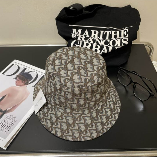 CD #Reversible Oblique Bucket Hat