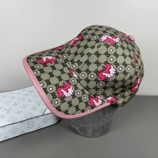 GG #Supreme Pink Dragon Cap