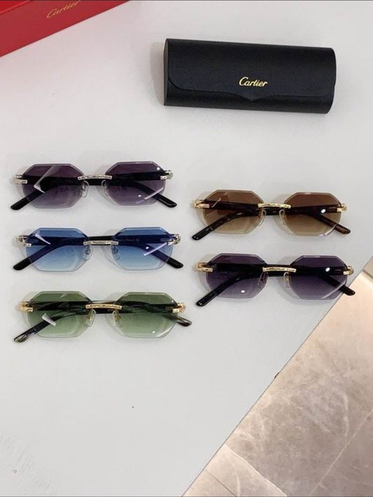 Buffs #Elongated C Sunglasses (5Colors)