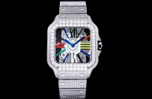 Ctr #Iced Out Skeleton (39.8mm)