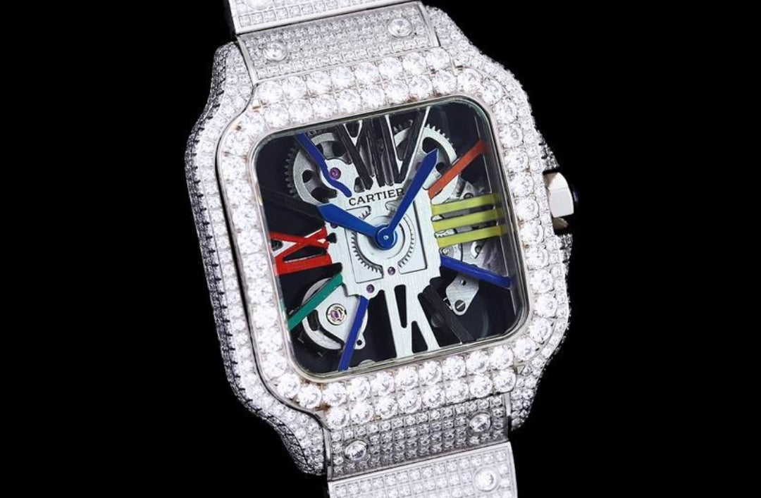 Ctr #Iced Out Skeleton (39.8mm)