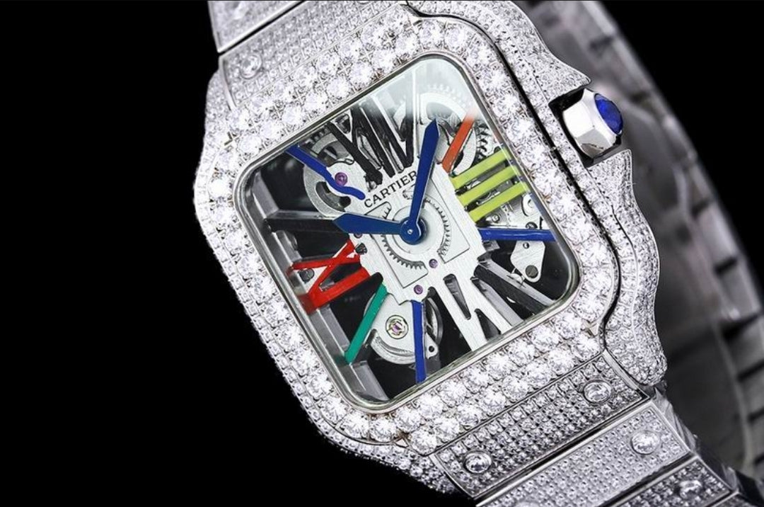 Ctr #Iced Out Skeleton (39.8mm)