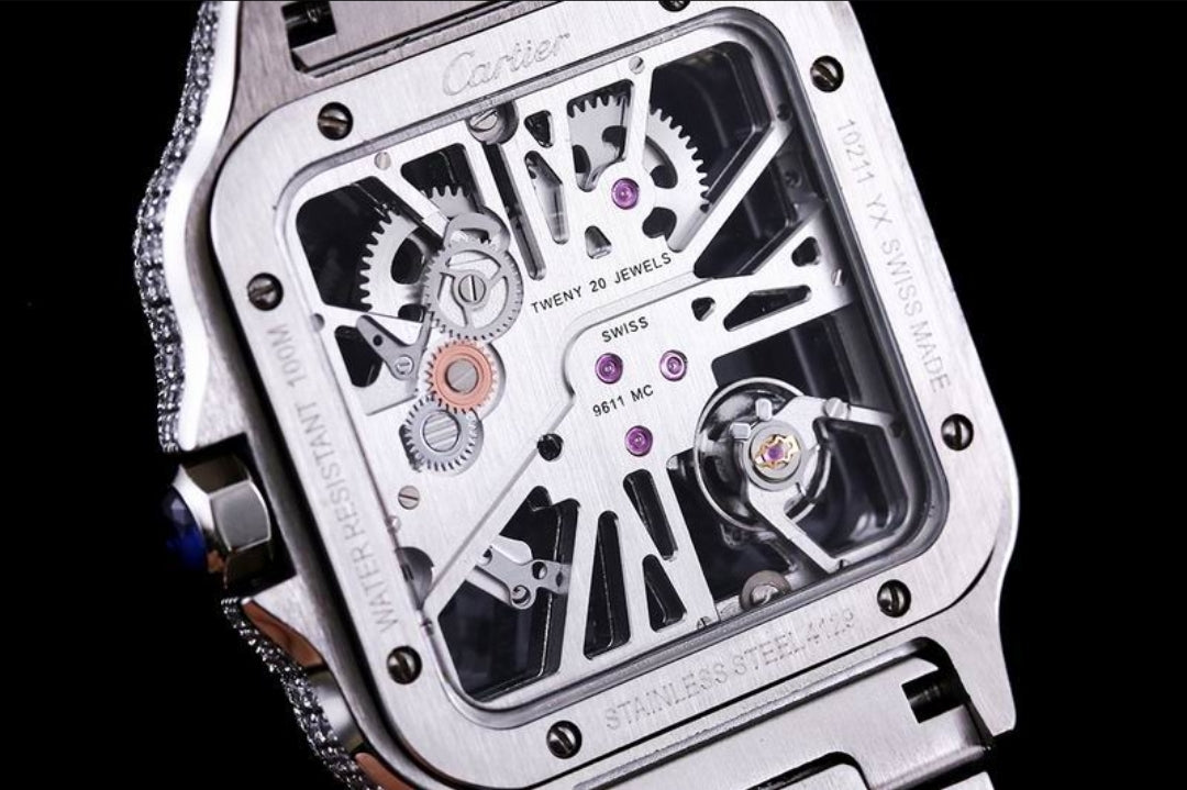 Ctr #Iced Out Skeleton (39.8mm)