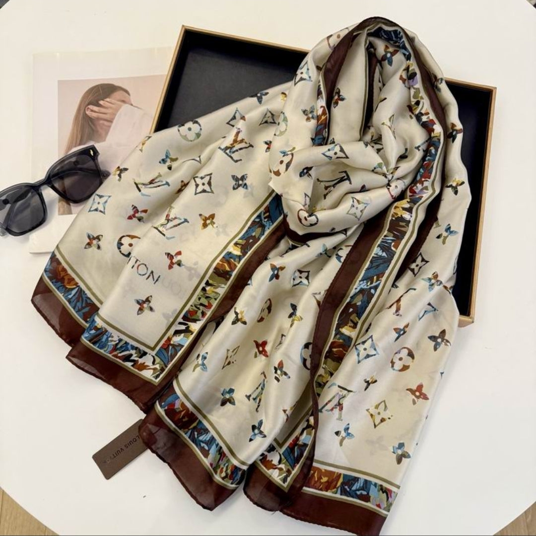 LV #Silk Scarf