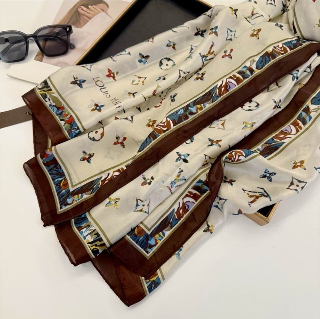 LV #Silk Scarf
