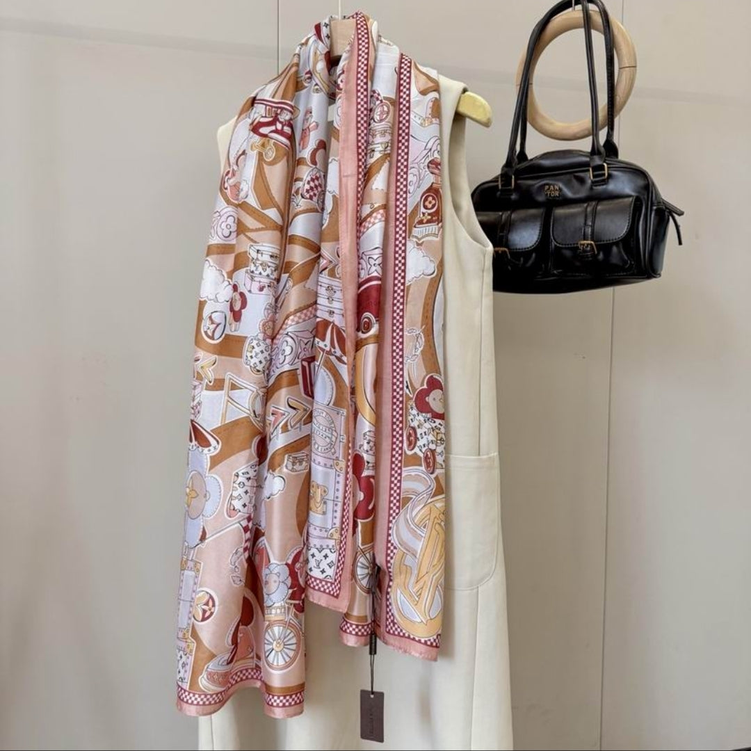 LV #Silk Scarf
