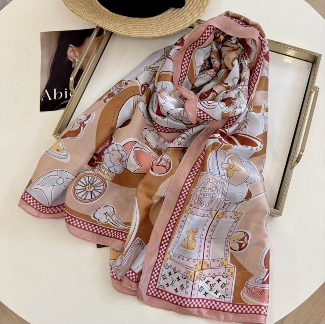 LV #Silk Scarf
