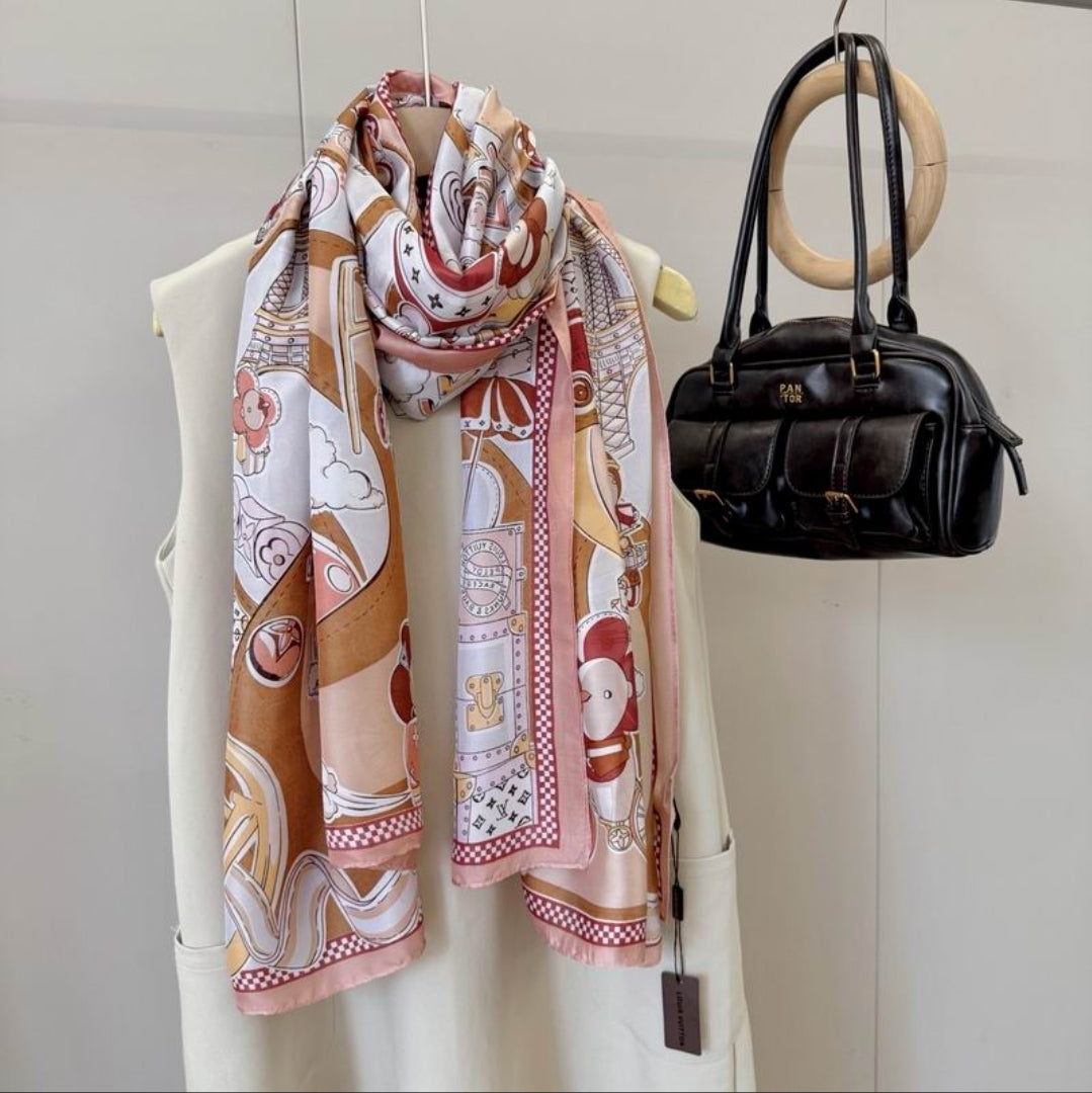 LV #Silk Scarf