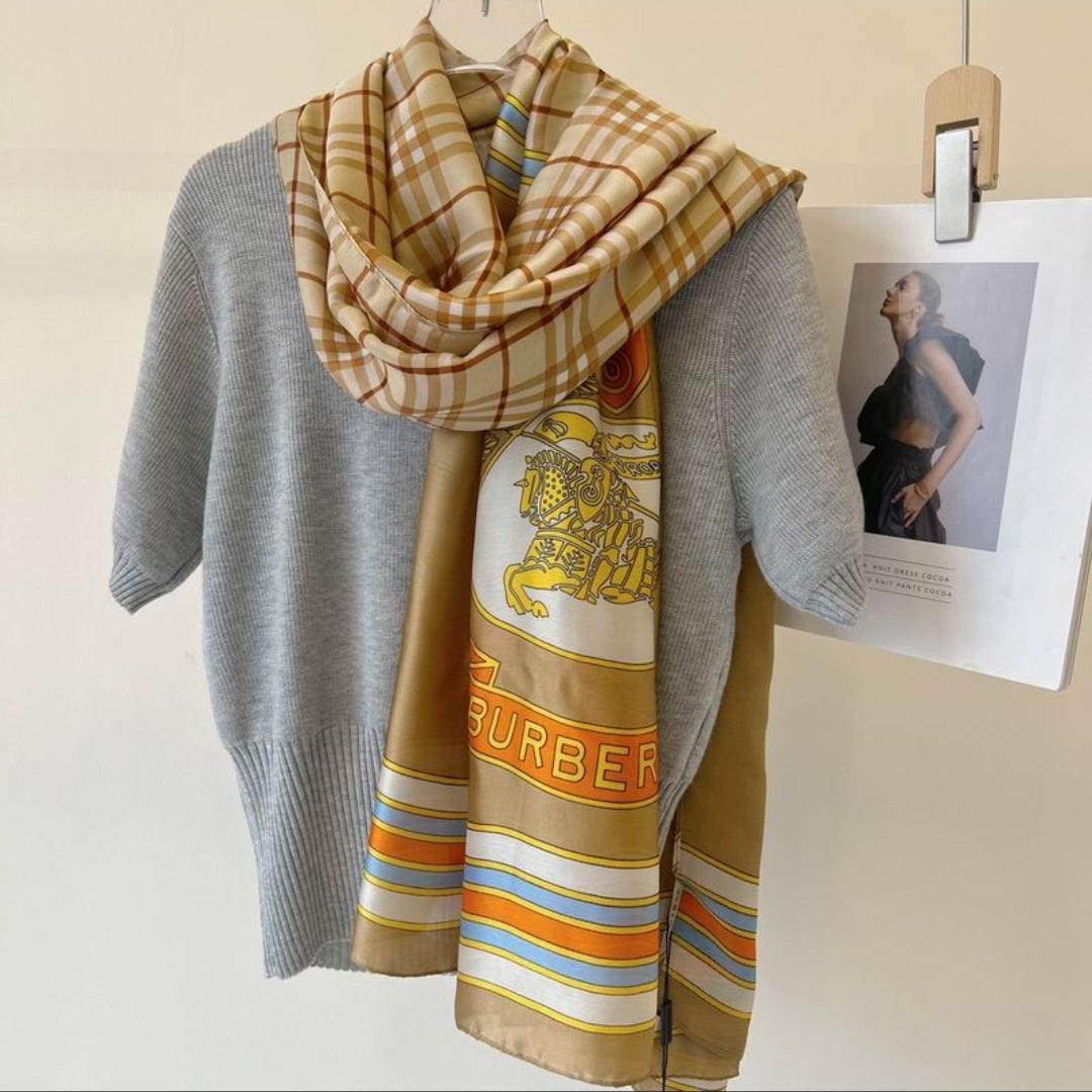 Bur #Silk Scarf