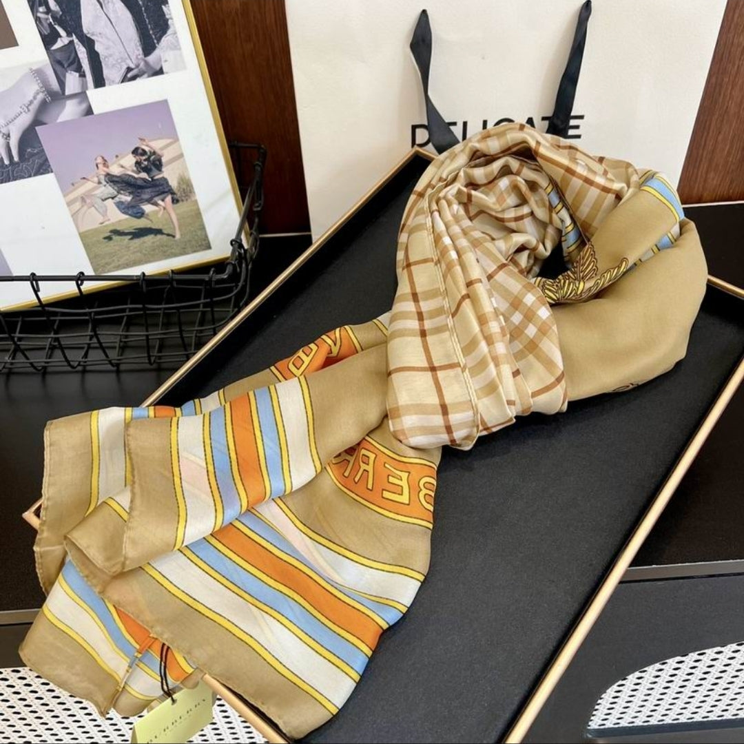 Bur #Silk Scarf