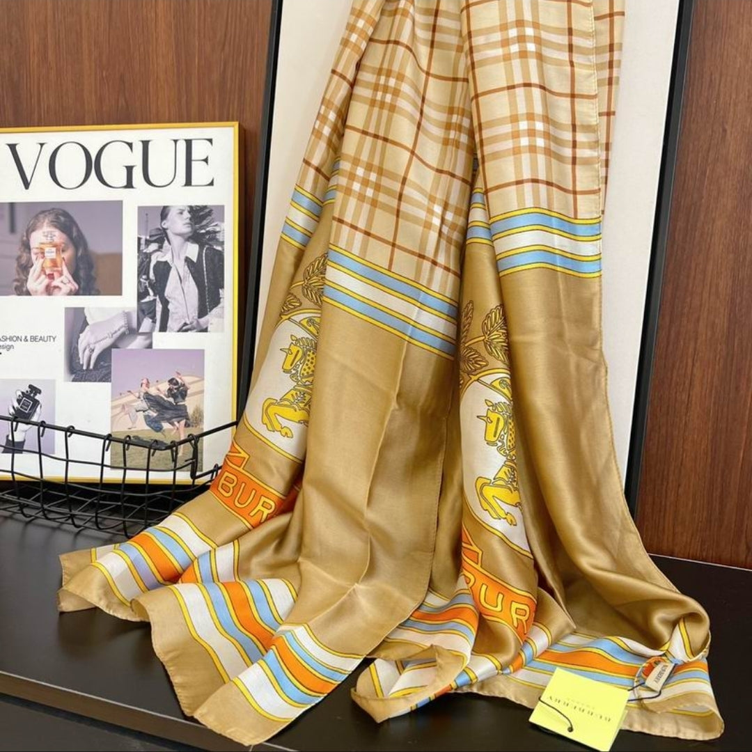 Bur #Silk Scarf