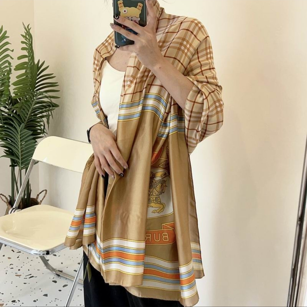Bur #Silk Scarf