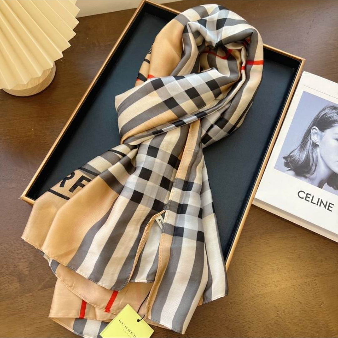 Bur #Silk Scarf