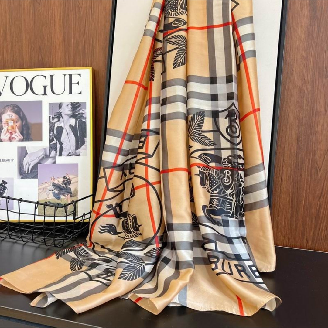 Bur #Silk Scarf