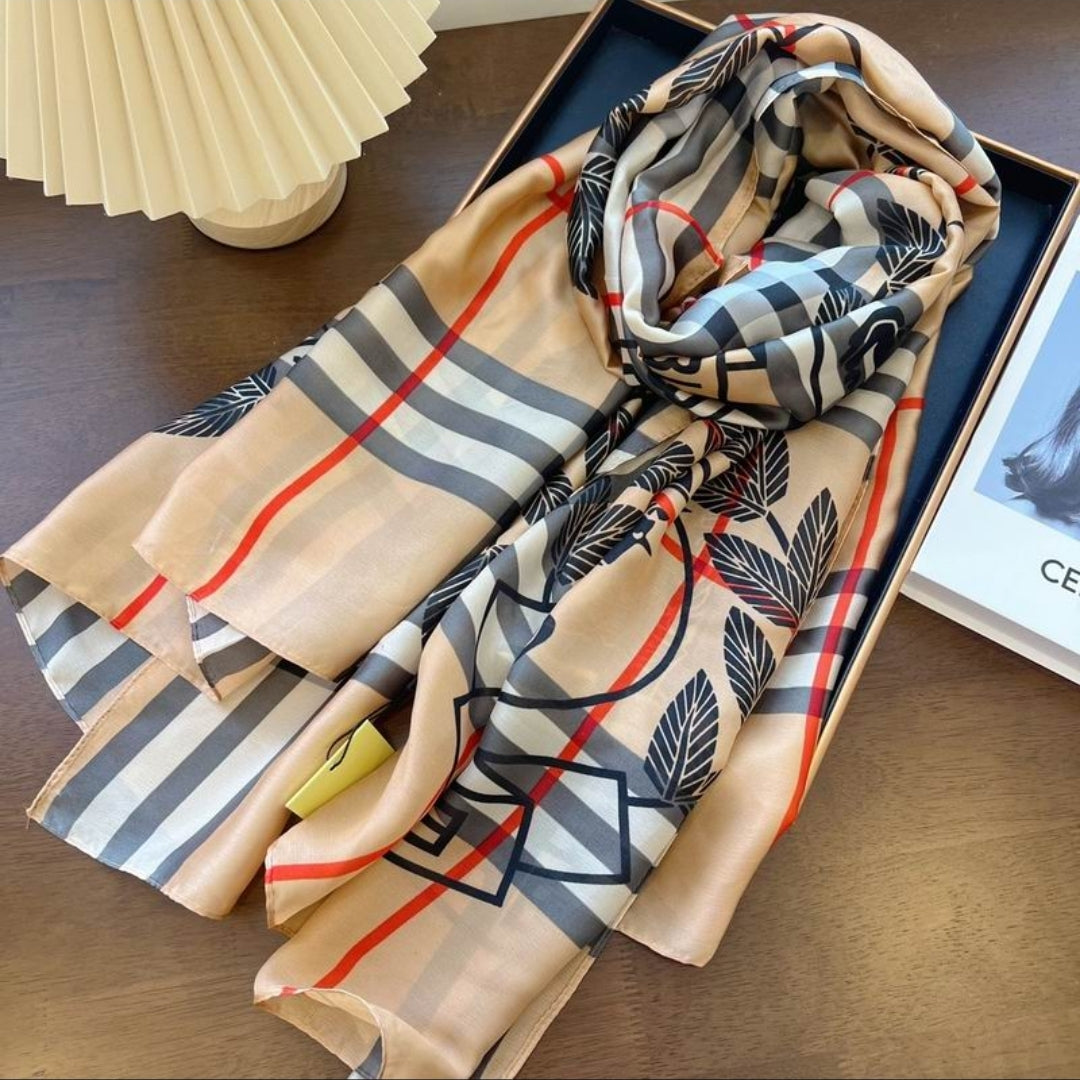 Bur #Silk Scarf