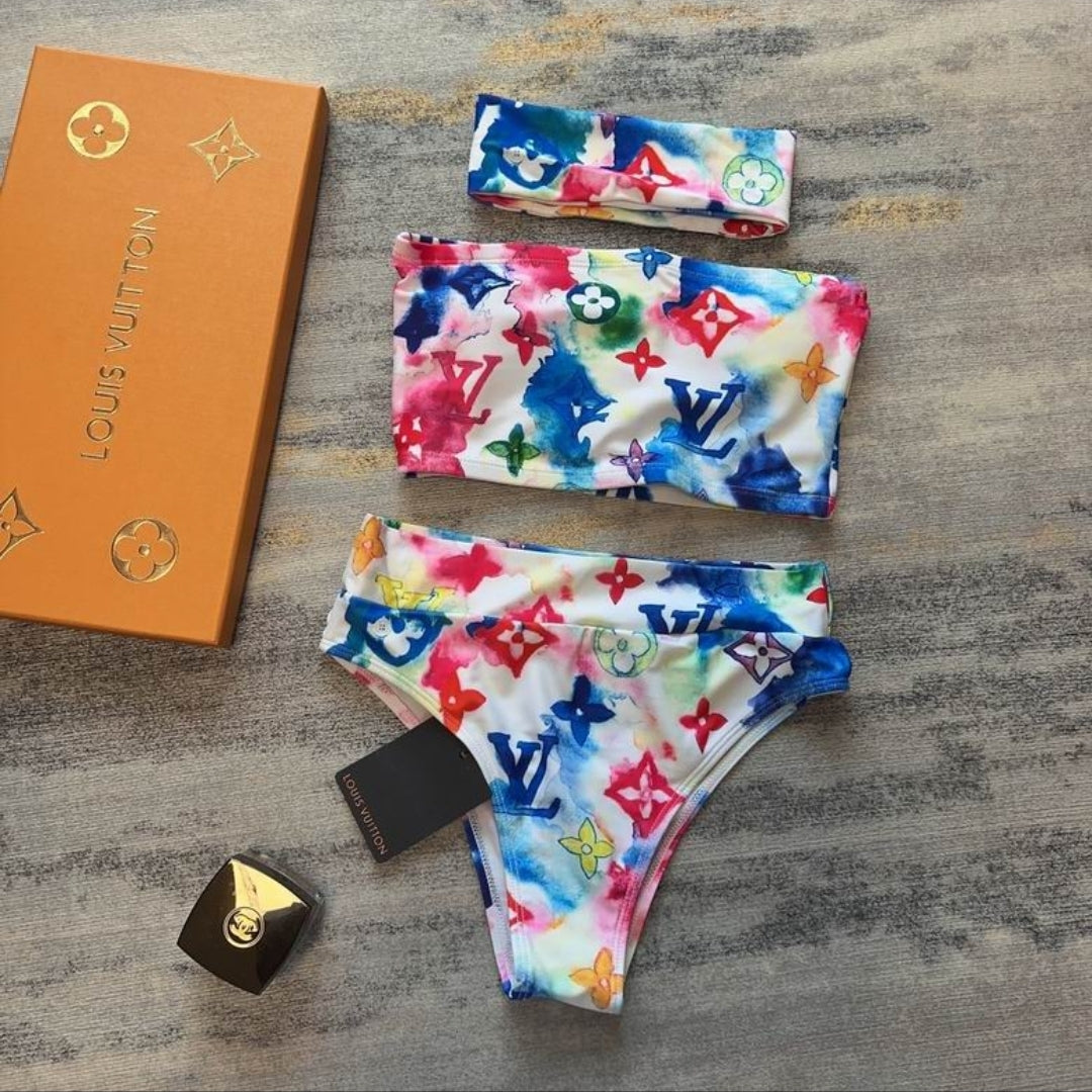 LV #Monogram Three Piece