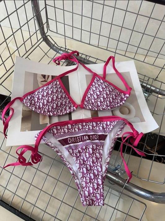 CD #Oblique Two Piece Bikini