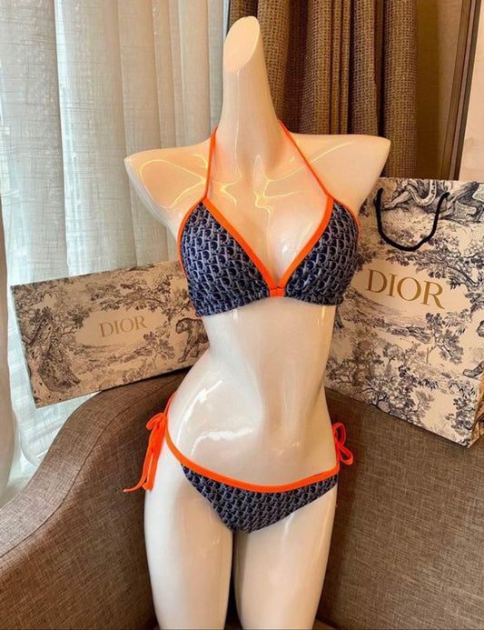 CD #Oblique Two Piece Bikini