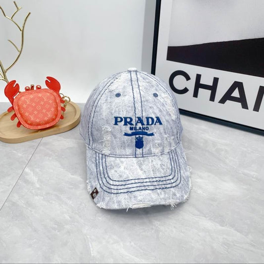 Prd #Distressed Denim Cap