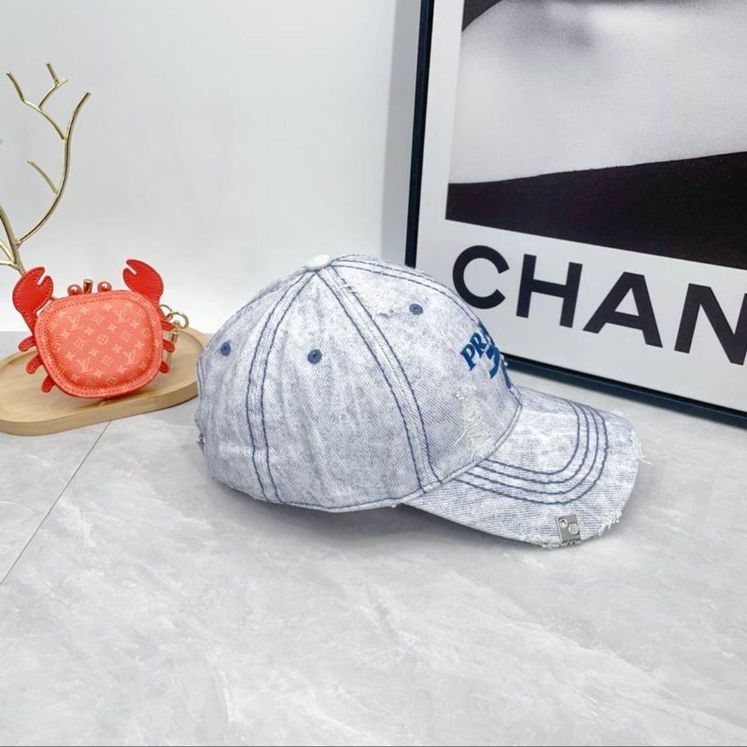 Prd #Distressed Denim Cap