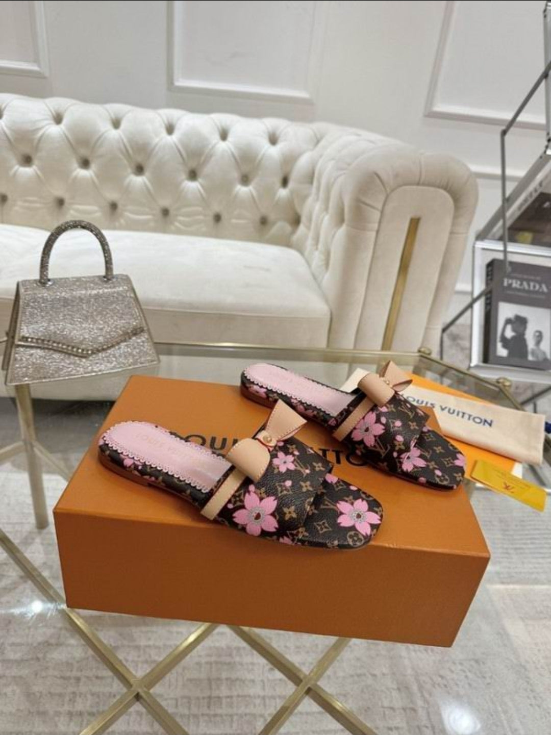 LV×TM #Sunset Flat Mules