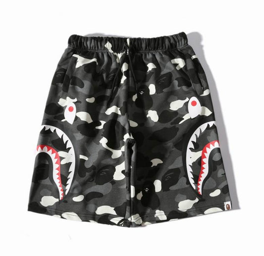 Ape #Camo Side Shark Shorts