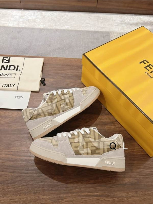 FF #Zucca Monogram Panelled Sneaker
