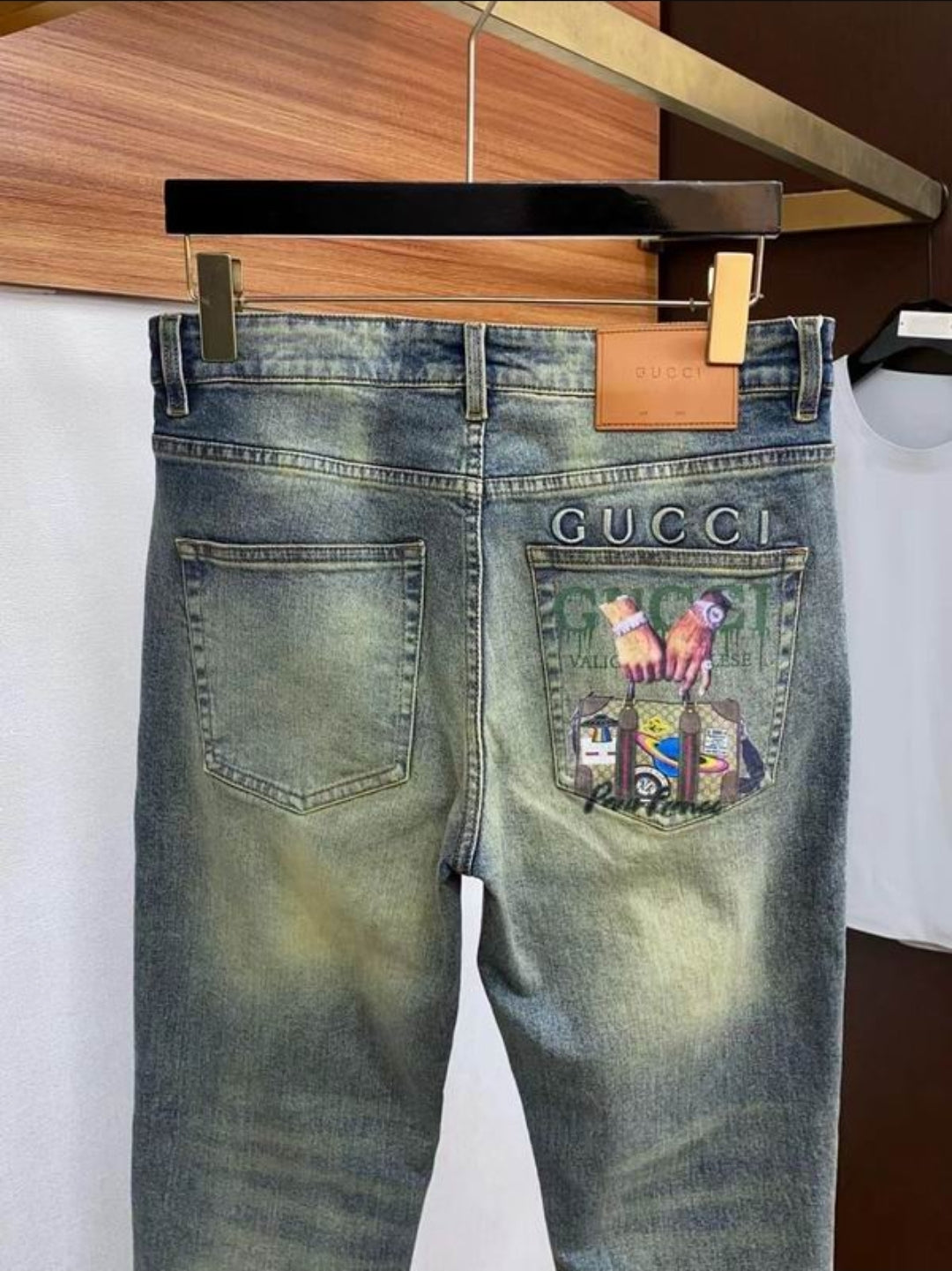GG #Denim Pants