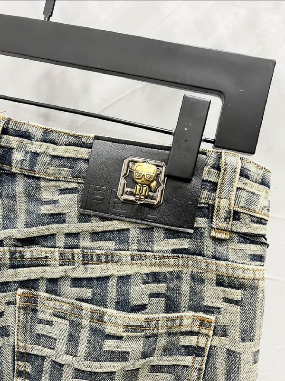 FF #Monogram Denim Women