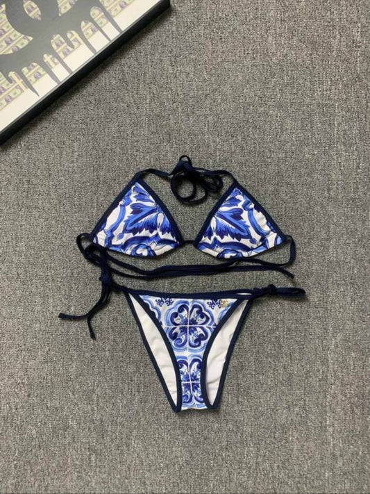 DG #Majolica Triangle Bikini