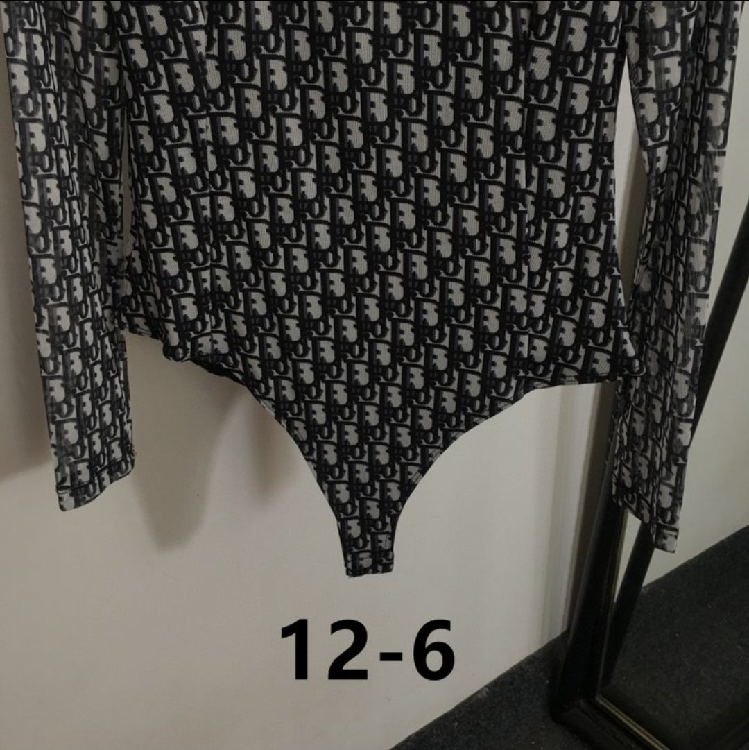 CD #Oblique Bodysuit