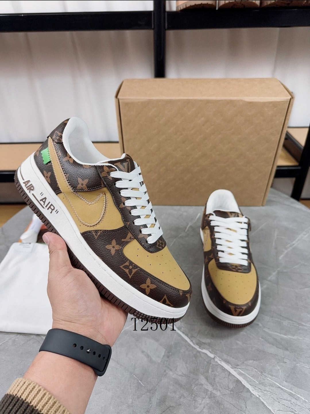Nke×LV #Air Forces×Virgil Abloh