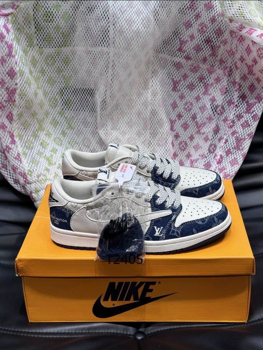 Nke×LV #Air Jordan 1×Travis Scott