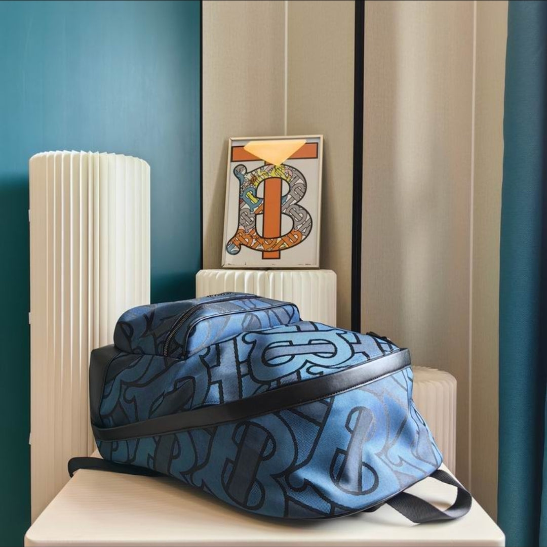Bur #TB Monogram Backpack