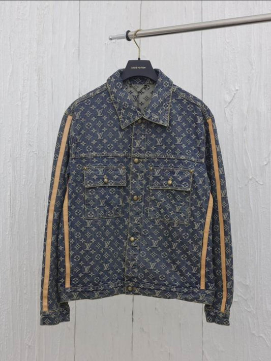 LV #Denim Trucker Jacket