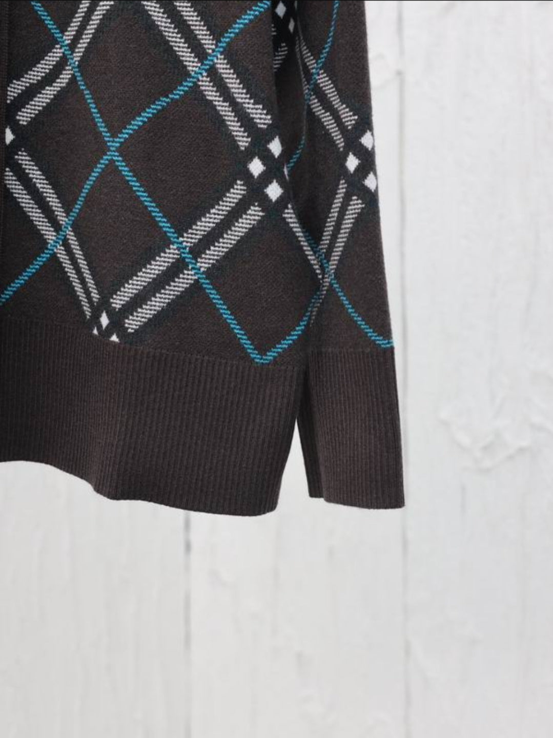 Bur #V-Neck Cardigan