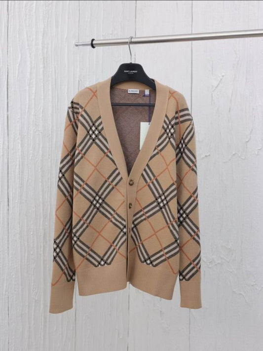 Bur #V-Neck Cardigan