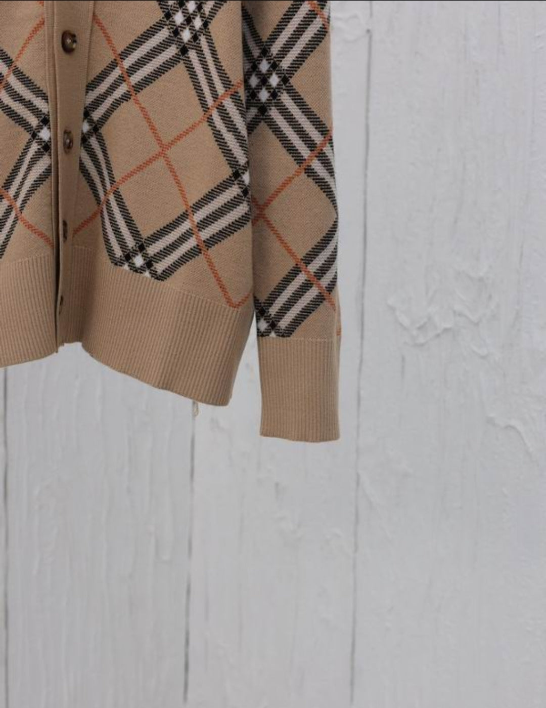 Bur #V-Neck Cardigan