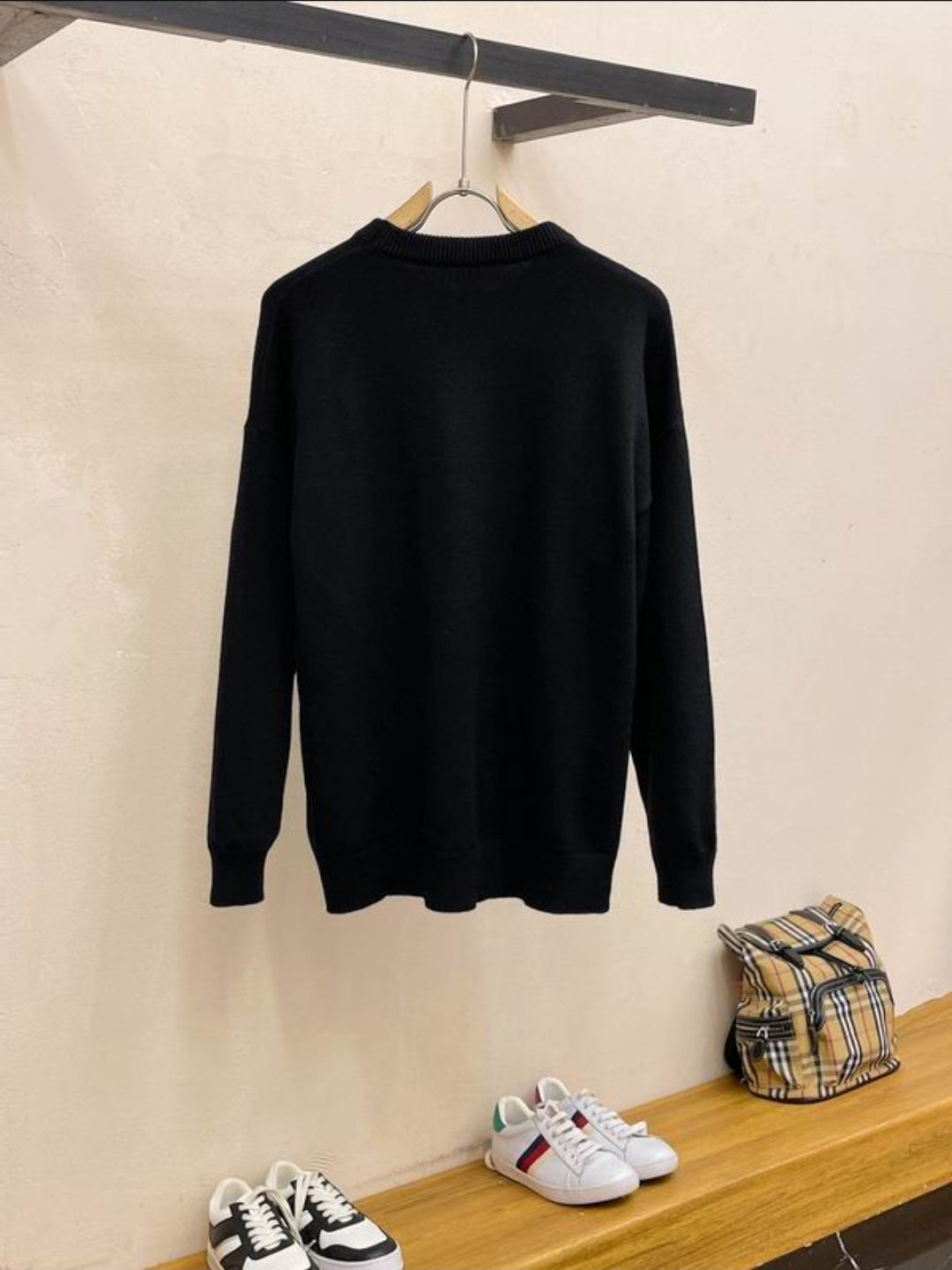 Bur #Intarsia Crewneck