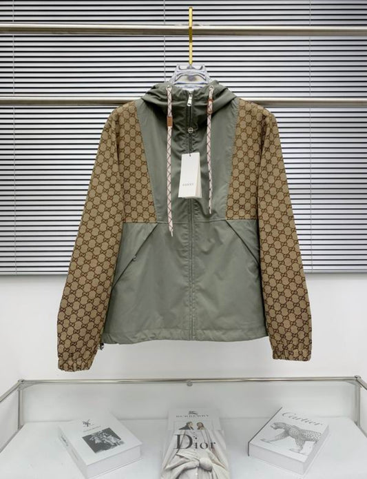 GG #Supreme Canvas Hooded Jacket
