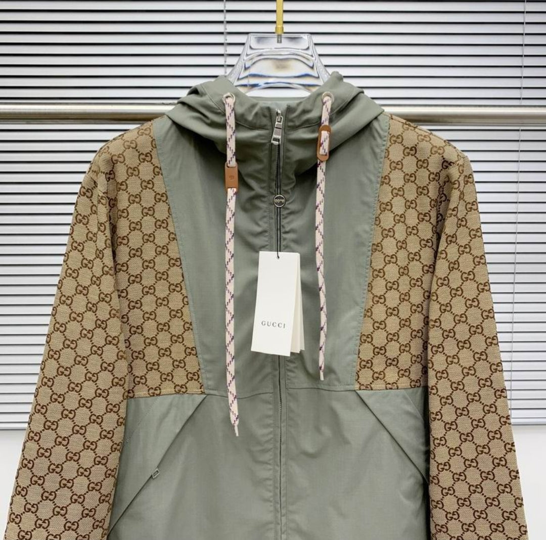 GG #Supreme Canvas Hooded Jacket
