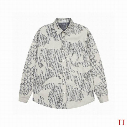 CD #Kasuri Bleached Overshirt