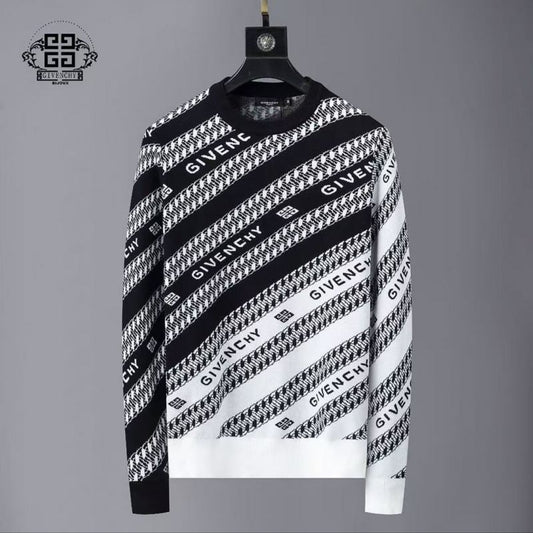 Giv #Chain Jacquard Sweater