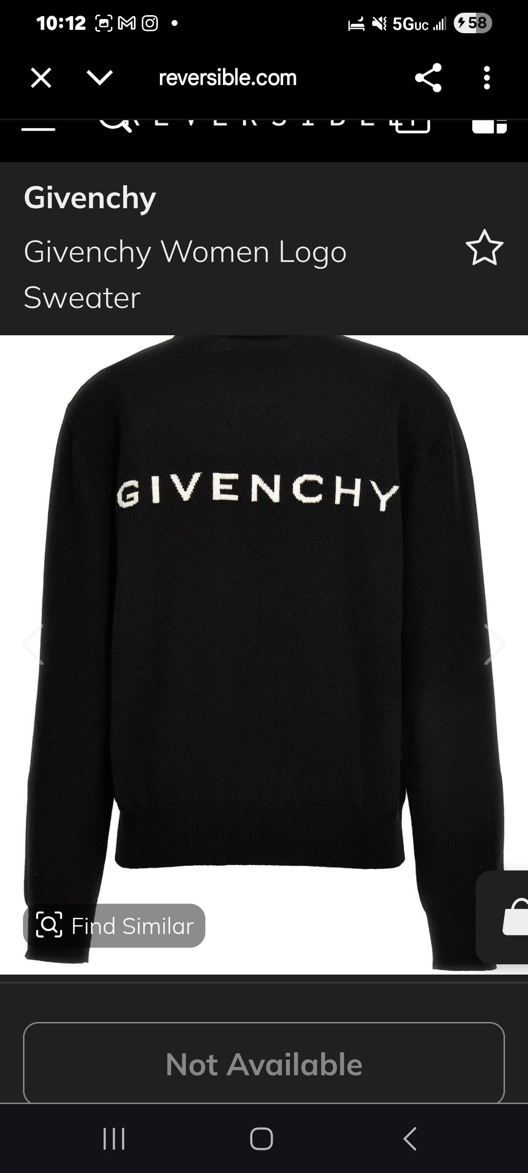 Giv #Logo Sweater