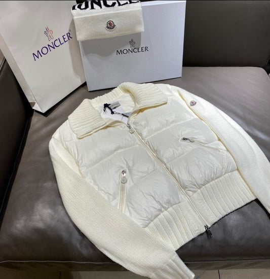 MC #Quilted Down Cardigan