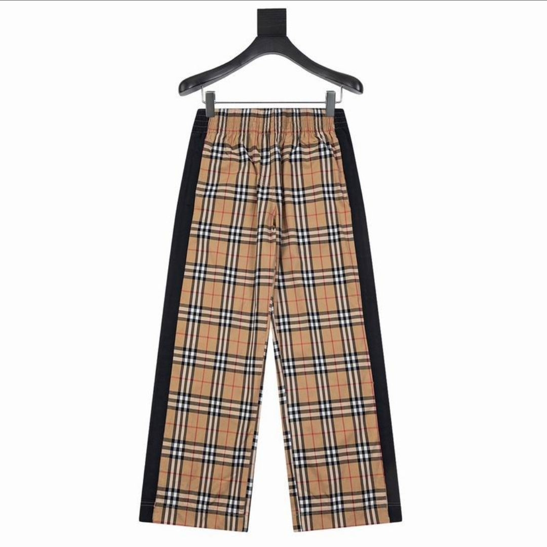 Bur #Louane Check Side Pants