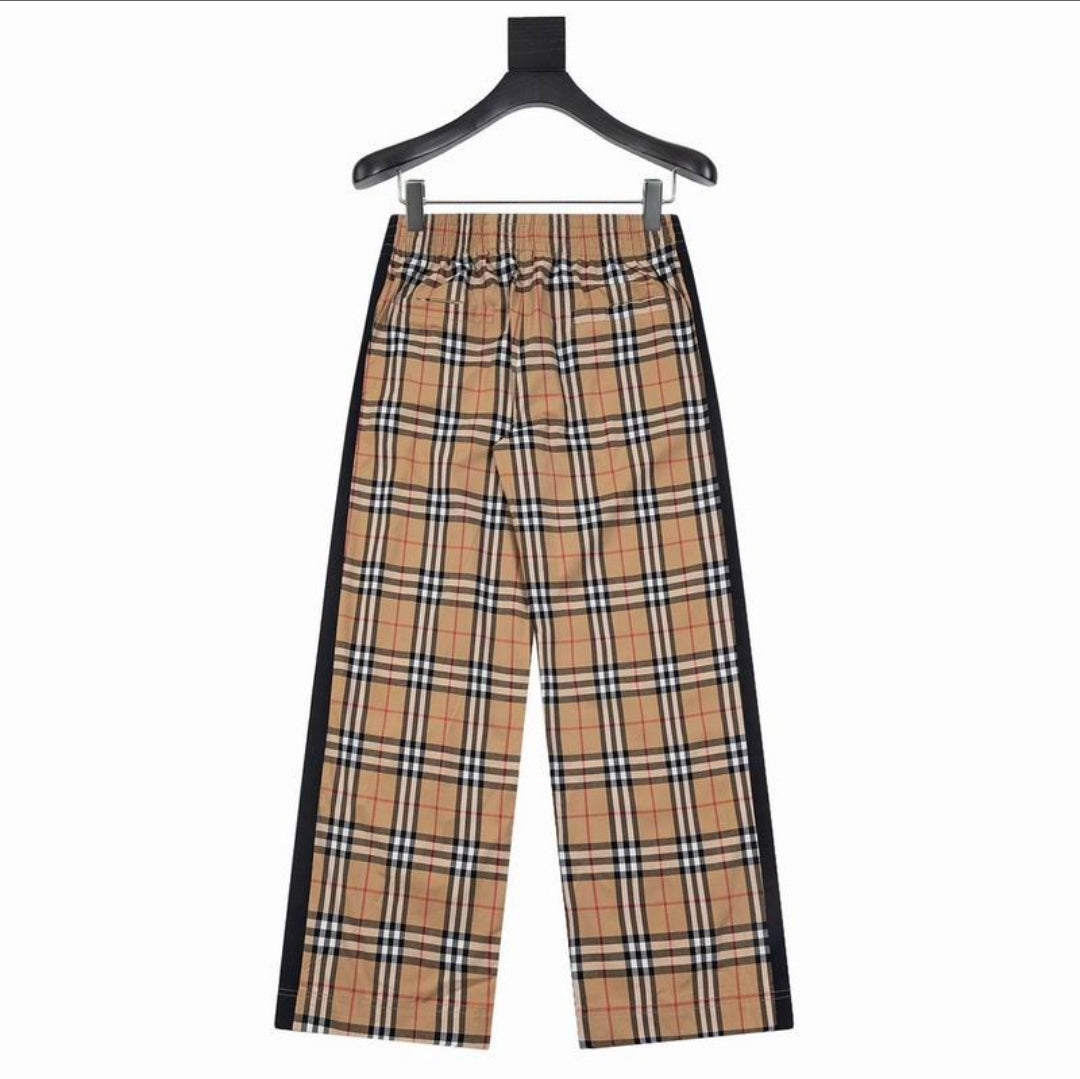 Bur #Louane Check Side Pants