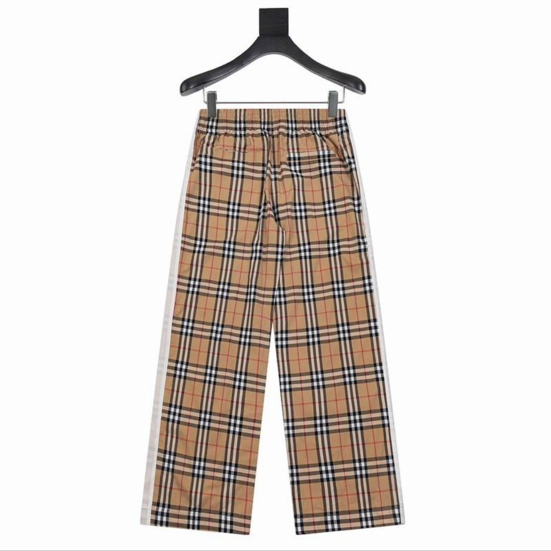 Bur #Louane Check Side Pants