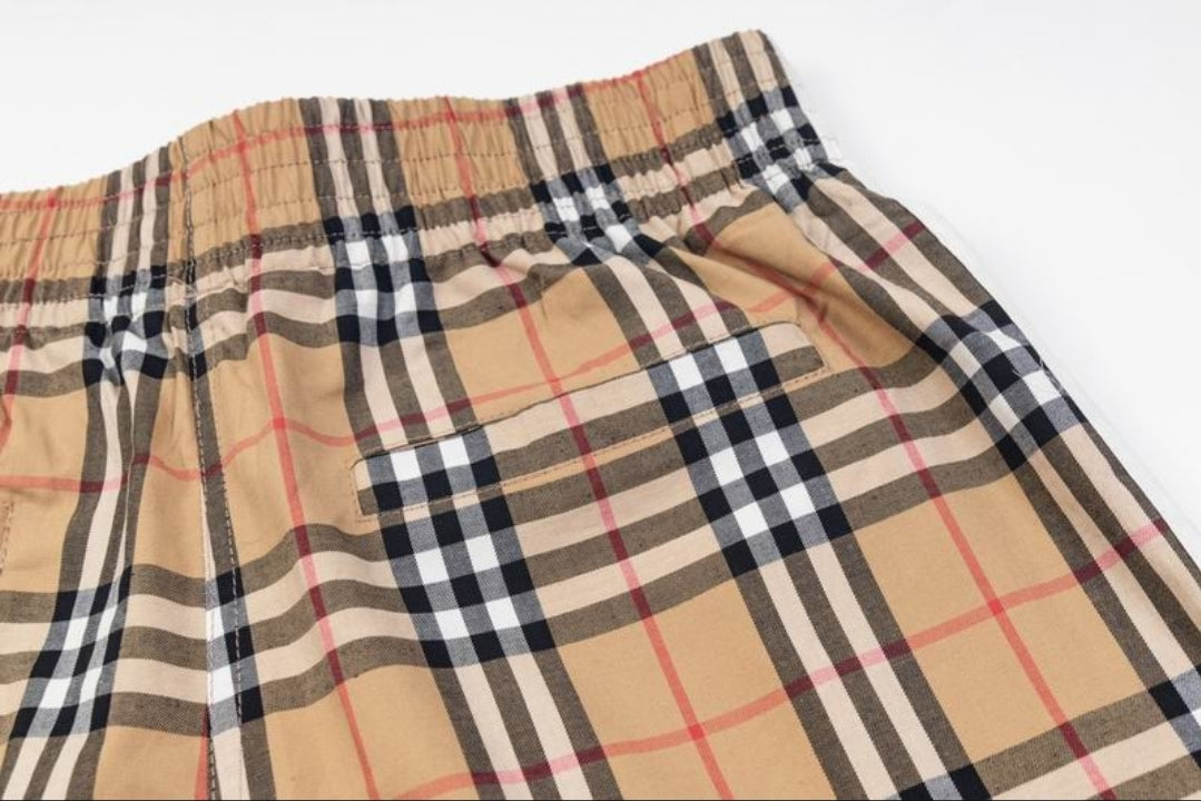 Bur #Louane Check Side Pants
