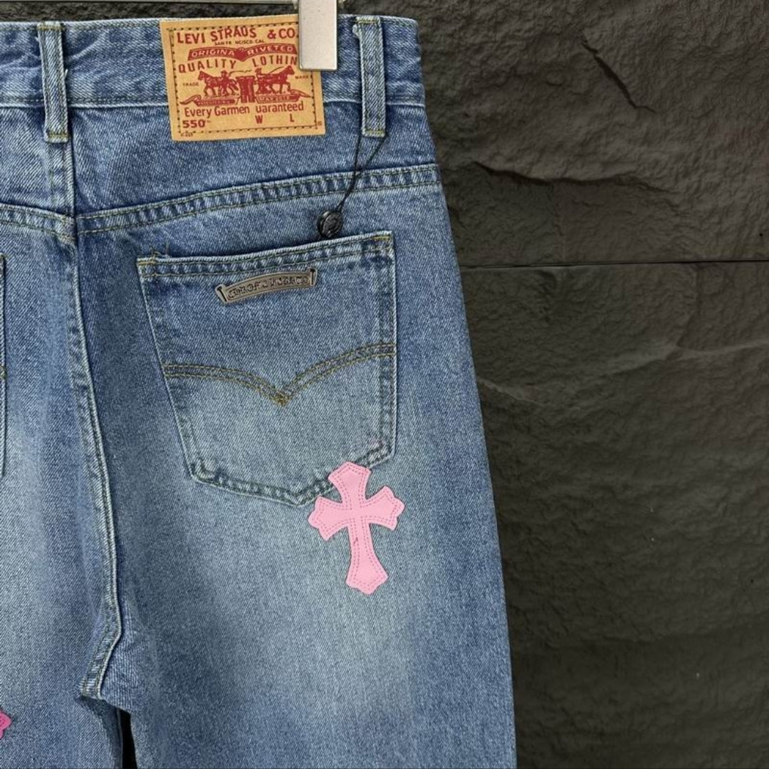 CH #Cross Patch Jeans